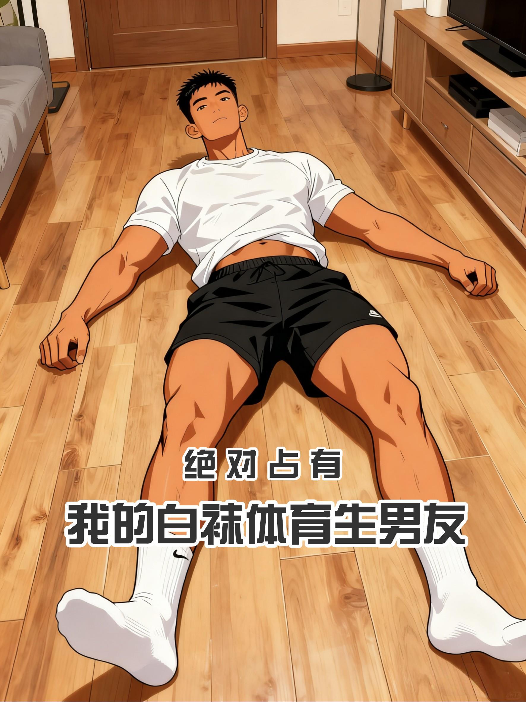 体育生白色袜子